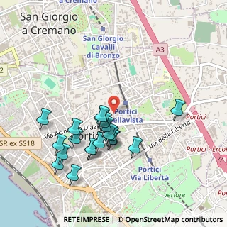 Mappa Via Diaz Armando, 80055 Portici NA, Italia (0.5075)