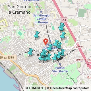 Mappa Via Diaz Armando, 80055 Portici NA, Italia (0.4235)