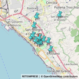 Mappa Via Diaz Armando, 80055 Portici NA, Italia (1.295)