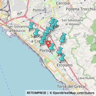Mappa Via Diaz Armando, 80055 Portici NA, Italia (1.445)