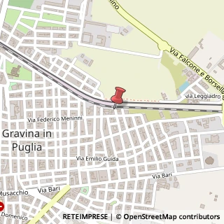 Mappa Via Ludovico Ariosto, 62, 70024 Gravina in Puglia, Bari (Puglia)
