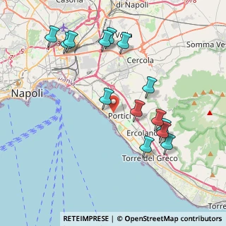 Mappa Via Cristoforo Colombo, 80055 Portici NA, Italia (4.52429)