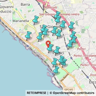 Mappa Via Cristoforo Colombo, 80055 Portici NA, Italia (0.949)