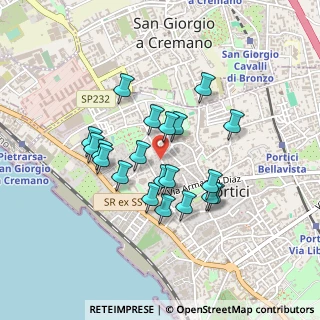 Mappa Via Cristoforo Colombo, 80055 Portici NA, Italia (0.393)