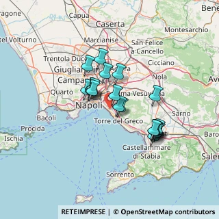 Mappa Via Cristoforo Colombo, 80055 Portici NA, Italia (11.7595)