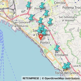 Mappa Via Cristoforo Colombo, 80055 Portici NA, Italia (2.42083)