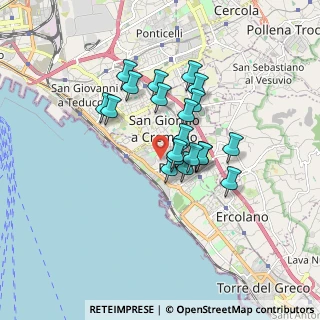 Mappa Via Cristoforo Colombo, 80055 Portici NA, Italia (1.399)