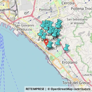 Mappa Via Cristoforo Colombo, 80055 Portici NA, Italia (1.31)