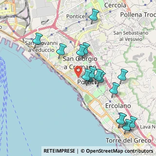 Mappa Via Cristoforo Colombo, 80055 Portici NA, Italia (2.2425)