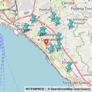 Mappa Via Cristoforo Colombo, 80055 Portici NA, Italia (2.01667)