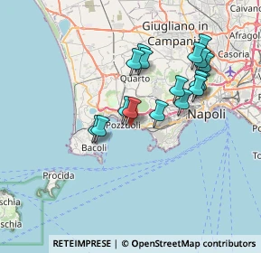 Mappa Via G. Chiaro, 80078 Pozzuoli NA, Italia (6.89765)