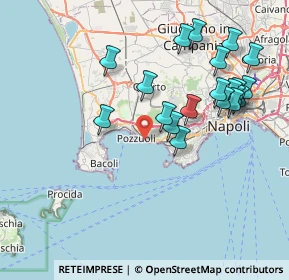 Mappa Via G. Chiaro, 80078 Pozzuoli NA, Italia (8.661)