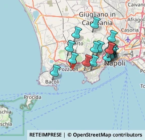 Mappa Via G. Chiaro, 80078 Pozzuoli NA, Italia (6.90211)