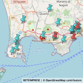 Mappa Via G. Chiaro, 80078 Pozzuoli NA, Italia (6.0175)