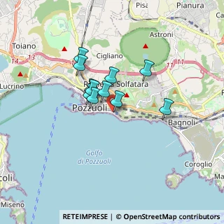 Mappa Via G. Chiaro, 80078 Pozzuoli NA, Italia (1.27545)