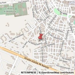 Mappa Via Marmolada, 50A, 70022 Altamura, Bari (Puglia)
