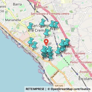 Mappa Via Addolorata, 80055 Portici NA, Italia (0.7525)