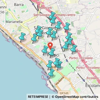 Mappa Via Addolorata, 80055 Portici NA, Italia (0.8845)