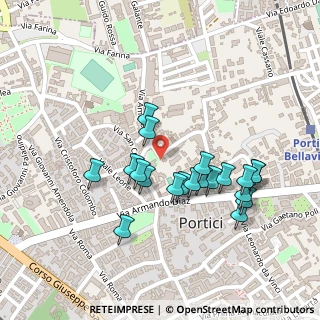 Mappa Via Addolorata, 80055 Portici NA, Italia (0.232)