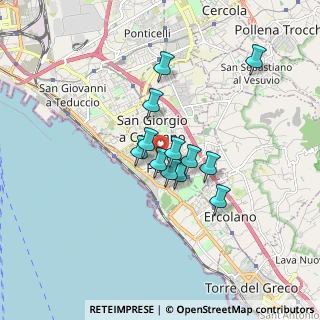 Mappa Via Addolorata, 80055 Portici NA, Italia (1.30083)