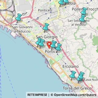 Mappa Via Addolorata, 80055 Portici NA, Italia (2.86462)