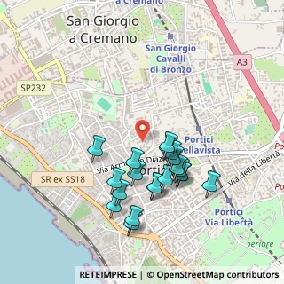 Mappa Via Re Vittorio Emanuele II, 80055 Portici NA, Italia (0.473)