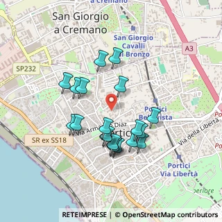 Mappa Via Re Vittorio Emanuele II, 80055 Portici NA, Italia (0.4285)