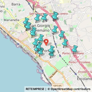 Mappa Via Re Vittorio Emanuele II, 80055 Portici NA, Italia (0.9155)