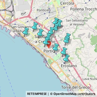 Mappa Via Re Vittorio Emanuele II, 80055 Portici NA, Italia (1.56533)