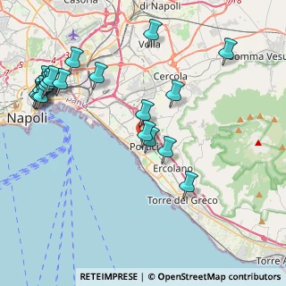 Mappa Via Re Vittorio Emanuele II, 80055 Portici NA, Italia (5.3415)