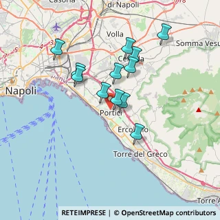 Mappa Via Re Vittorio Emanuele II, 80055 Portici NA, Italia (3.29417)