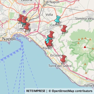 Mappa Via Re Vittorio Emanuele II, 80055 Portici NA, Italia (3.65455)