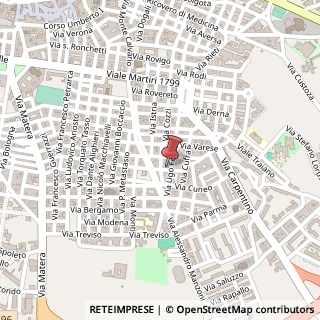 Mappa Via Arona, 15, 70022 Altamura, Bari (Puglia)