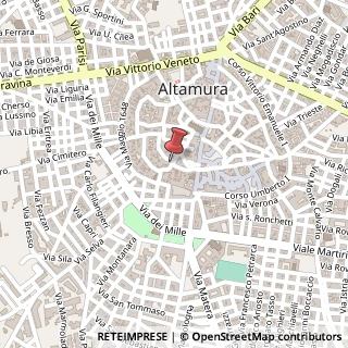 Mappa Via G. D. Falconi, 45, 70022 Altamura, Bari (Puglia)