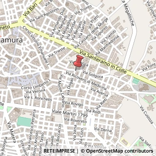 Mappa Via Golgota, 10, 70022 Altamura, Bari (Puglia)