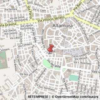 Mappa Via Camillo Benso Conte di Cavour, 23, 70022 Altamura, Bari (Puglia)