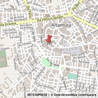 Mappa Via Santa Lucia, 51, 70022 Altamura, Bari (Puglia)