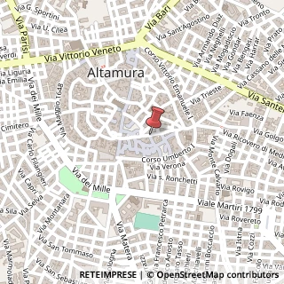Mappa Via Michele Continisio, 1, 70022 Altamura, Bari (Puglia)