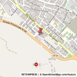 Mappa Via Mario Bazzoni, 9, 07046 Porto Torres, Sassari (Sardegna)