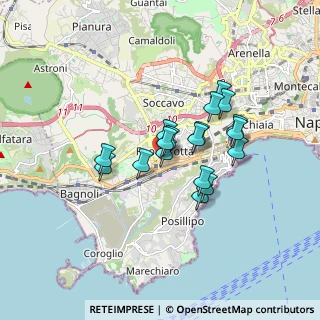 Mappa Via Francesco Morosini, 80125 Napoli NA, Italia (1.36056)