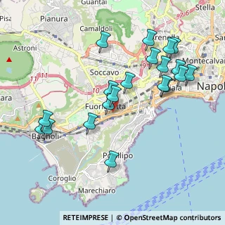 Mappa Viale di Augusto, 80125 Napoli NA, Italia (2.223)