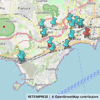Mappa Viale di Augusto, 80125 Napoli NA, Italia (2.2875)
