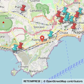 Mappa Viale di Augusto, 80125 Napoli NA, Italia (3.35077)