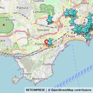 Mappa Via Attilio Regolo, 80125 Napoli NA, Italia (3.47222)