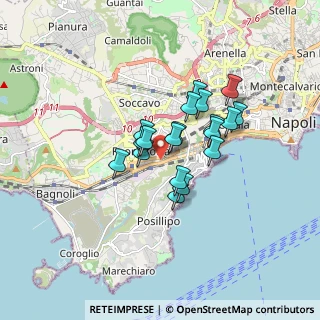 Mappa Via Marc'Antonio, 80125 Napoli NA, Italia (1.27474)