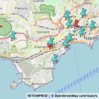 Mappa Via Gracco Caio, 80125 Napoli NA, Italia (2.60909)