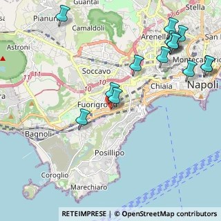 Mappa Via Gracco Caio, 80125 Napoli NA, Italia (2.88267)