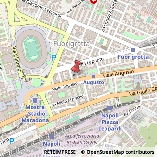 Mappa Viale di Augusto, 140, 80125 Napoli, Napoli (Campania)