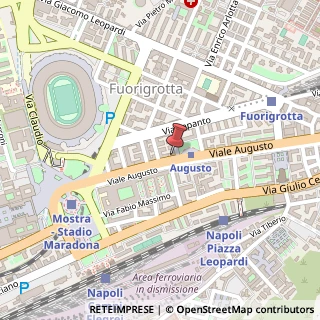 Mappa Viale di Augusto, 126, 80125 Napoli, Napoli (Campania)