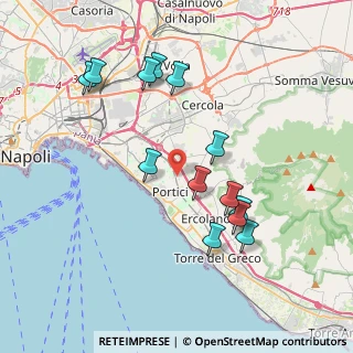 Mappa Via Dalbono, 80055 Portici NA, Italia (4.10846)
